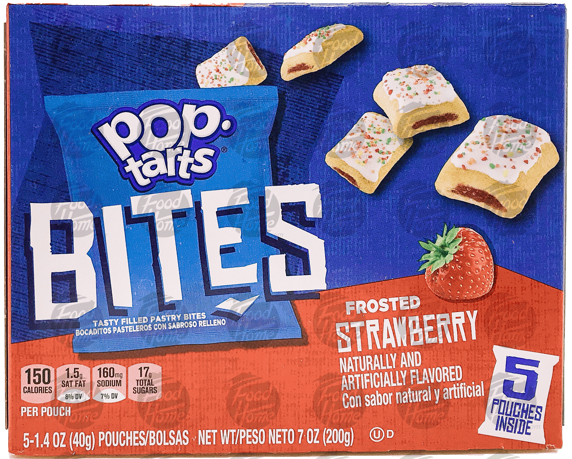 Pop tarts Bites frosted strawberry filled pastry bites, 5 pk., box Full-Size Picture